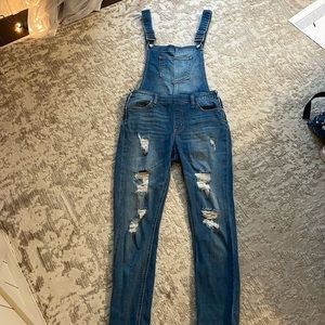 Denim overalls